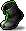 Black Green Lined Shoes